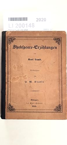 Image du vendeur pour Shakespeare-Erzhlungen mis en vente par Antiquariat Bcherwurm