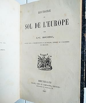 HISTOIRE DU SOL DE L'EUROPE