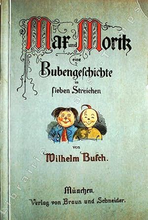 Seller image for MAX UND MORITZ, eine Bubengeschichte in sieben Streichen . for sale by Jean-Paul TIVILLIER