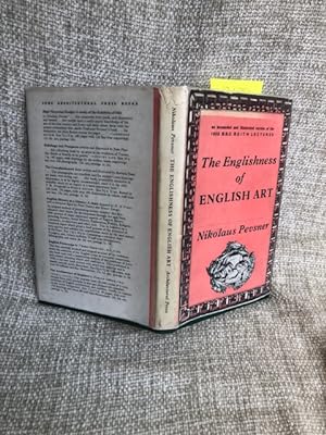 Seller image for The Englishness Of English Art: An Expanded and Annotated Version of the Reith Lectures Broadcast in October and November 1955 for sale by Anytime Books