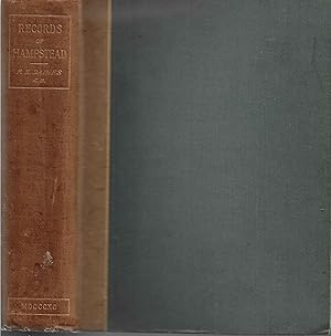 Seller image for Records of The Manor, Parish and Borough of Hampstead In The County of London for sale by Walden Books