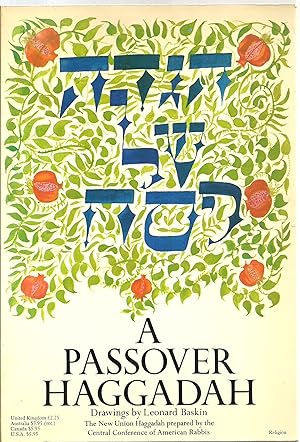 Immagine del venditore per A Passover Haggadah: The New Union Haggadah - Revised Edition venduto da Sabra Books