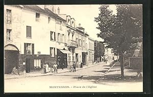 Carte postale Montesson, Place de l`Eglise