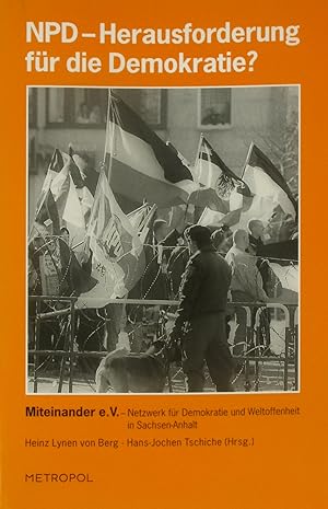 Bild des Verk�ufers f�r NPD-Herausforderung f�r die Demokratie?, zum Verkauf von Versandantiquariat H�bald