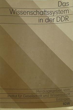 Imagen del vendedor de Das Wissenschaftssystem in der DDR, a la venta por Versandantiquariat Hbald