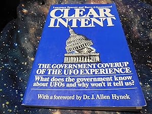 Seller image for Clear Intent: The Government Coverup of the Ufo Experience for sale by Veronica's Books