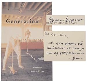 Seller image for Generation (Signed First Edition) for sale by Jeff Hirsch Books, ABAA
