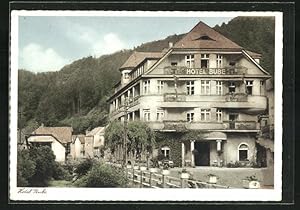 Ansichtskarte Berneck / Fichtelgebirge, Ansicht vom Hotel Bube