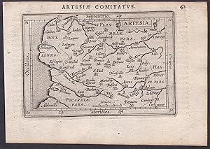 Immagine del venditore per Artesia" - Artois Pas-de-Calais France Frankreich Karte map carte venduto da Antiquariat Steffen Vlkel GmbH