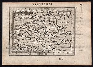 Immagine del venditore per Biturigium" - Berry Bourges France Frankreich Karte map carte venduto da Antiquariat Steffen Vlkel GmbH