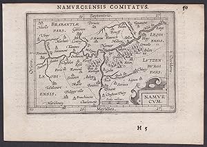 Immagine del venditore per Namurcum" - Namur Belgique Belgium Belgien Karte map carte venduto da Antiquariat Steffen Vlkel GmbH