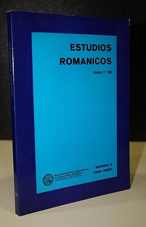 Imagen del vendedor de Estudios romnicos. Volumen 3, 1986. a la venta por MUNDUS LIBRI- ANA FORTES