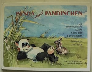 Bild des Verkufers fr Panda und Pandinchen. Die abenteuerliche Suche nach dem Schenkestern/Schrecken im Walde zum Verkauf von Antiquariat UPP