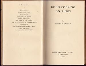 Good Cooking on Rings. 1st. edn. 1946.