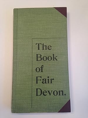 Bild des Verkufers fr The Book of Fair Devon zum Verkauf von T. Brennan Bookseller (ABAA / ILAB)