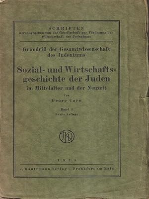 Bild des Verkufers fr Sozial- und Wirtschaftsgeschichte der Juden im Mittelalter und in der Neuzeit zum Verkauf von Librodifaccia