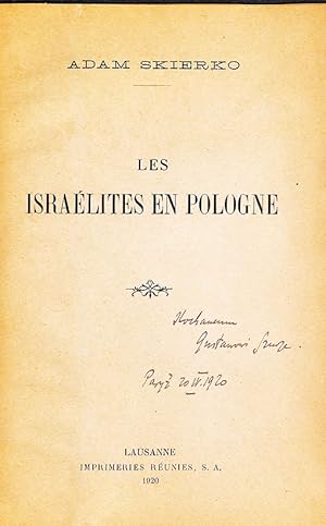 Les Israélites en Pologne - Adam Skierko [pseud.]