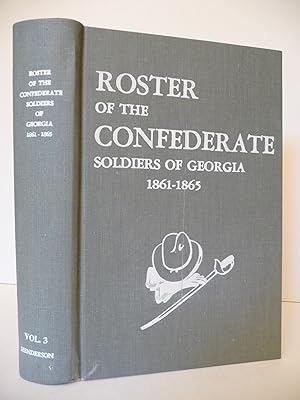 Imagen del vendedor de Roster of the Confederate Soldiers of Georgia 1861-1865, Volume III only. a la venta por ARABESQUE BOOKS