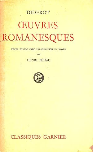 Seller image for Oeuvres Romanesques for sale by M Godding Books Ltd