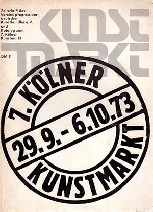 Zeitschrift des Vereins progressiver deutscher Kunsthändler e. V. und Katalog zum 7. Kölner Kunst...