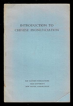 Imagen del vendedor de Introduction To Chinese Pronunciation a la venta por Granada Bookstore,            IOBA