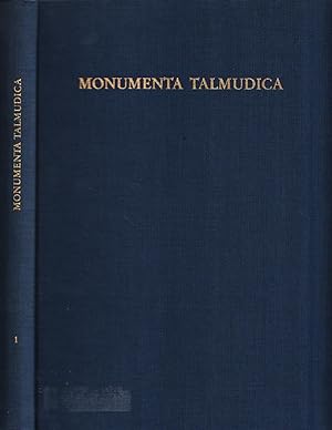 Image du vendeur pour Monumenta Talmudica. Erster Band. Bibel und Babel. mis en vente par Antiquariat Immanuel, Einzelhandel
