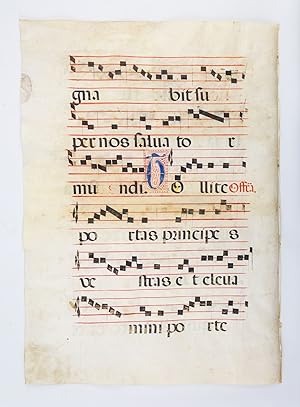 FROM AN ANTIPHONER IN LATIN