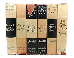 Seller image for THE SECOND WORLD WAR: TRIUMPH AND TRAGEDY IN SIX VOLUMES The Gathering Storm; Their Finest Hour; the Grand Alliance; the Hinge of Fate; Closing the Ring; Triumph and Tragedy for sale by Rare Book Cellar