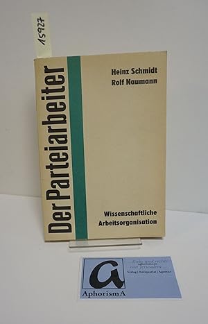 Seller image for Wissenschaftliche Arbeitsorganisation. for sale by AphorismA gGmbH