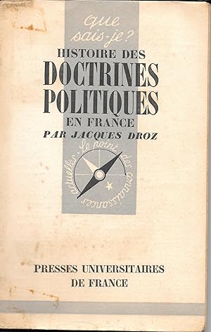 Histoire des Doctrines Politiques en France