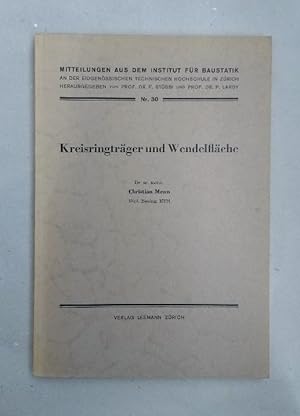 Immagine del venditore per Kreisringtrger und Wendelflche. venduto da Wissenschaftl. Antiquariat Th. Haker e.K