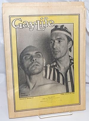 Seller image for GayLife: the international gay newsleader; vol. 6, #31, Friday, January 23, 1981; "Bent" for sale by Bolerium Books Inc.