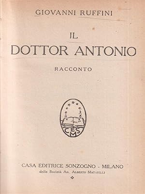 Immagine del venditore per Il Dottor Antonio venduto da Librodifaccia