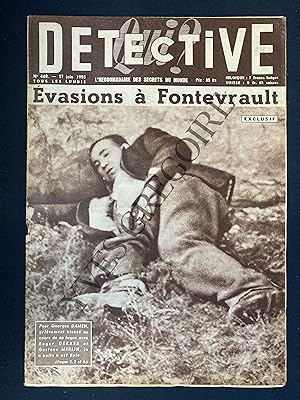 DETECTIVE-N°469-27 JUIN 1955-EVASIONS A FONTEVRAULT