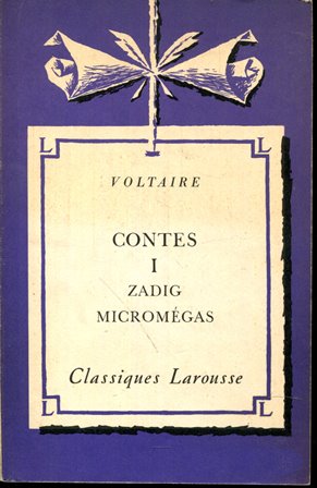 Seller image for CONTES. Tome 1 : ZADIG MICROMEGAS. for sale by Gabis Bcherlager
