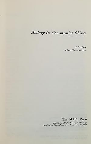 HISTORY IN COMMUNIST CHINA