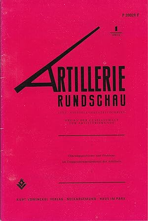 Artillerie Rundschau Jg. 1975 (4 Hefte, komplett)