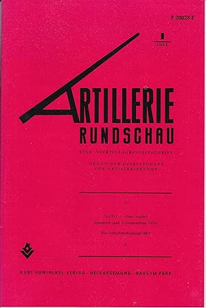 Artillerie Rundschau Jg. 1974 (4 Hefte, komplett)