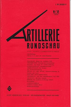 Artillerie Rundschau Jg. 1970 (3 Hefte, komplett)