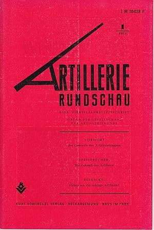 Artillerie Rundschau Jg. 1971 (4 Hefte, komplett)