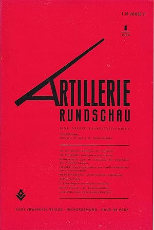 Artillerie Rundschau Jg. 1966 (4 Hefte, komplett)