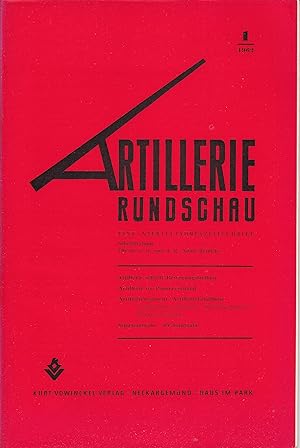 Artillerie Rundschau Jg. 1962 (4 Hefte, komplett)
