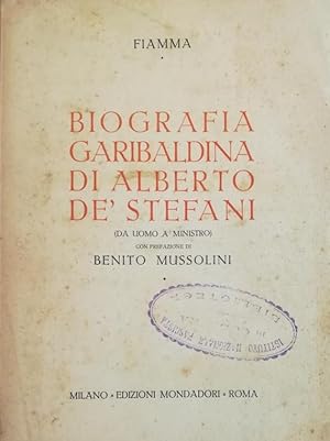 BIOGRAFIA GARIBALDINA DI ALBERTO DE' STEFANI