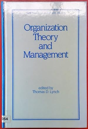 Seller image for Organization Theory and Management for sale by biblion2