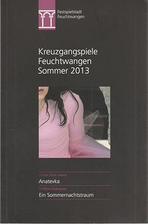 Seller image for Programmheft KREUZGANGSPIELE FEUCHTWANGEN Sommer 2013 Spielzeit 65 for sale by Programmhefte24 Schauspiel und Musiktheater der letzten 150 Jahre