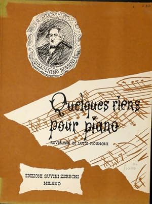 Bild des Verkufers fr Quelques riens pour piano. A cura di Luigi Rognoni zum Verkauf von Paul van Kuik Antiquarian Music
