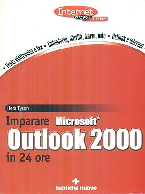 Bild des Verkufers fr Imparare Microsoft Outlook 2000 in 24 ore zum Verkauf von Librodifaccia