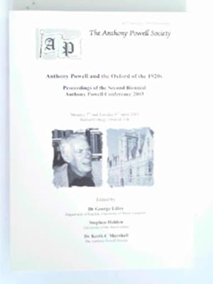 Seller image for Anthony Powell and the Oxford of the 1920s for sale by Cotswold Internet Books