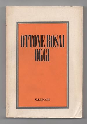 Immagine del venditore per Ottone Rosai oggi. Atti del convegno. Firenze 17 - 19 marzo 1974 venduto da Libreria Antiquaria Pontremoli SRL