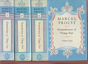 Seller image for Remembrance of things past Vol. 1, 2 and 3 (en trois volumes) : Swann's way within a budding grove - The Guermantes way - Citites of the plain - The captive - The fugitive - Time regained for sale by Le-Livre